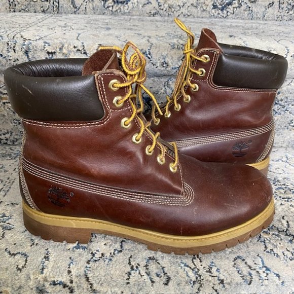 Timberland Boots Mens 11.5 M 6 Inch Premium Waterproof Dark Brown Leather 11065 Timberland Pro 6 main image 3